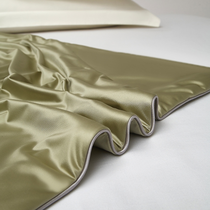 91家纺网 家纺一手货源 找家纺 【2025】锦氨蚕丝夏凉被可水洗可烘干 严格控价请参照执行否则不予供货 橄榄绿