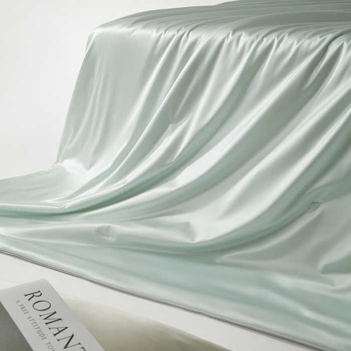 91家纺网 家纺一手货源 找家纺 【2025】锦氨蚕丝夏凉被可水洗可烘干 严格控价请参照执行否则不予供货 兰色