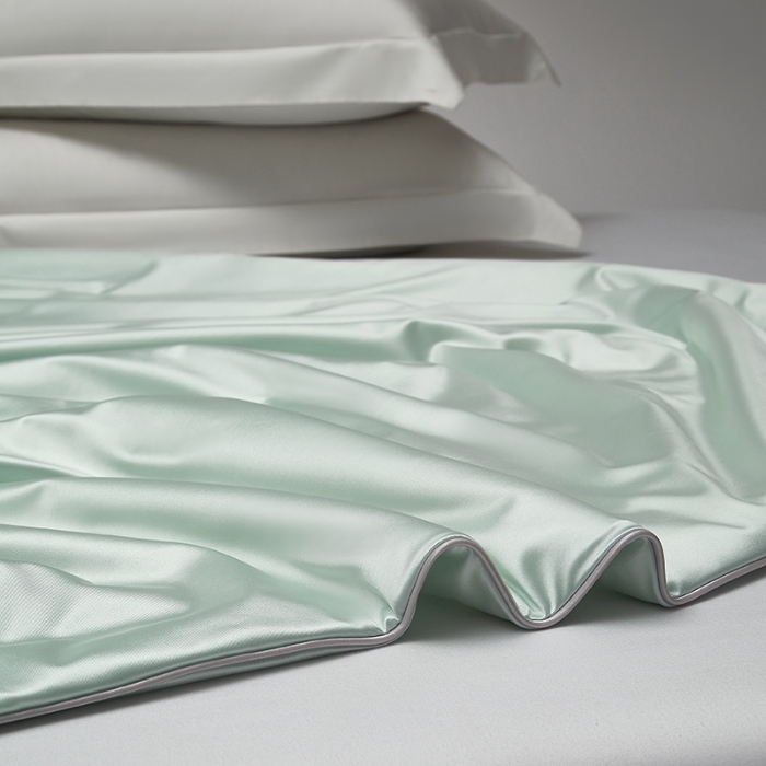 91家纺网 家纺一手货源 找家纺 【2025】锦氨蚕丝夏凉被可水洗可烘干 严格控价请参照执行否则不予供货 兰色