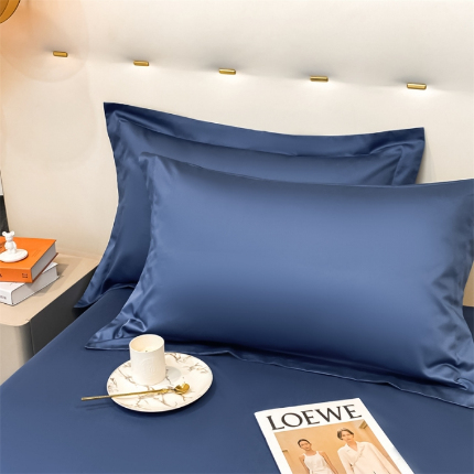 91家纺网 家纺一手货源 找家纺 （总）凯磊  2022新款纯棉梦曼纯色单品枕套一对装