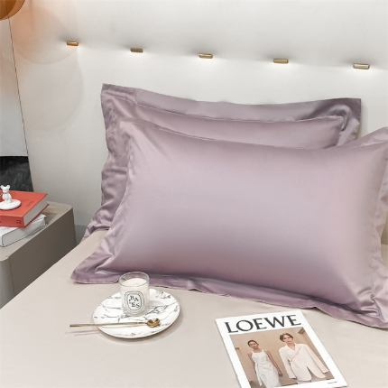 91家纺网 家纺一手货源 找家纺 （总）凯磊  2022新款纯棉梦曼纯色单品枕套一对装