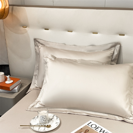 91家纺网 家纺一手货源 找家纺 （总）凯磊  2022新款纯棉梦曼纯色单品枕套一对装