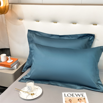 91家纺网 家纺一手货源 找家纺 （总）凯磊  2022新款纯棉梦曼纯色单品枕套一对装