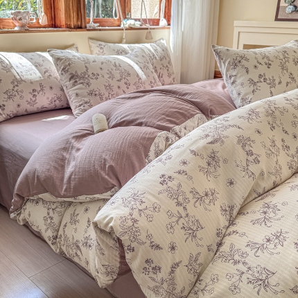 91家纺网 家纺一手货源 找家纺 （总）火星时代 2025新款A类小竺棉单被套单件宿舍床上用品被套三件套被单批发工厂一件代发