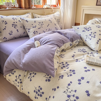 91家纺网 家纺一手货源 找家纺 （总）火星时代 2025新款A类小竺棉单被套单件宿舍床上用品被套三件套被单批发工厂一件代发