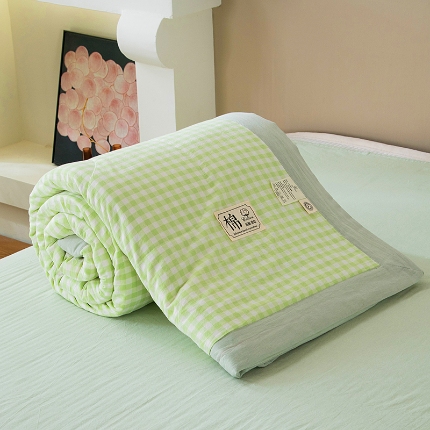 91家纺网 家纺一手货源 找家纺 （总）2025新款新疆棉花被夏被100%里外全棉棉花夏被无印风全棉色织水洗棉夏凉被空调被春秋被单人可机洗