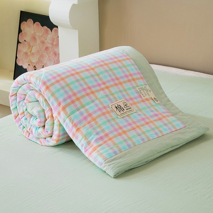 91家纺网 家纺一手货源 找家纺 （总）2025新款新疆棉花被夏被100%里外全棉棉花夏被无印风全棉色织水洗棉夏凉被空调被春秋被单人可机洗