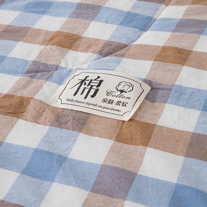 91家纺网 家纺一手货源 找家纺 （总）2025新款新疆棉花被夏被100%里外全棉棉花夏被无印风全棉色织水洗棉夏凉被空调被春秋被单人可机洗