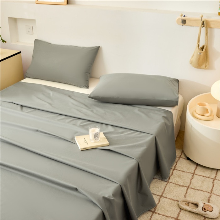 91家纺网 家纺一手货源 找家纺 （总）火星时代 2025TPU防水床单防失禁隔尿垫纯白色磨毛床罩套可水洗炕单