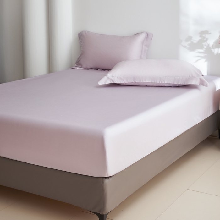 91家纺网 家纺一手货源 找家纺 （总）寝柔2025春夏新款50S纯色天丝床笠单件席梦思床垫棕垫保护套凉感（有质检报告）