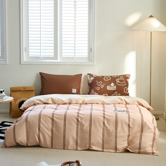 91家纺网 家纺一手货源 找家纺 （总）原研家居 2024新款40支全棉13070平网印花系列四件套