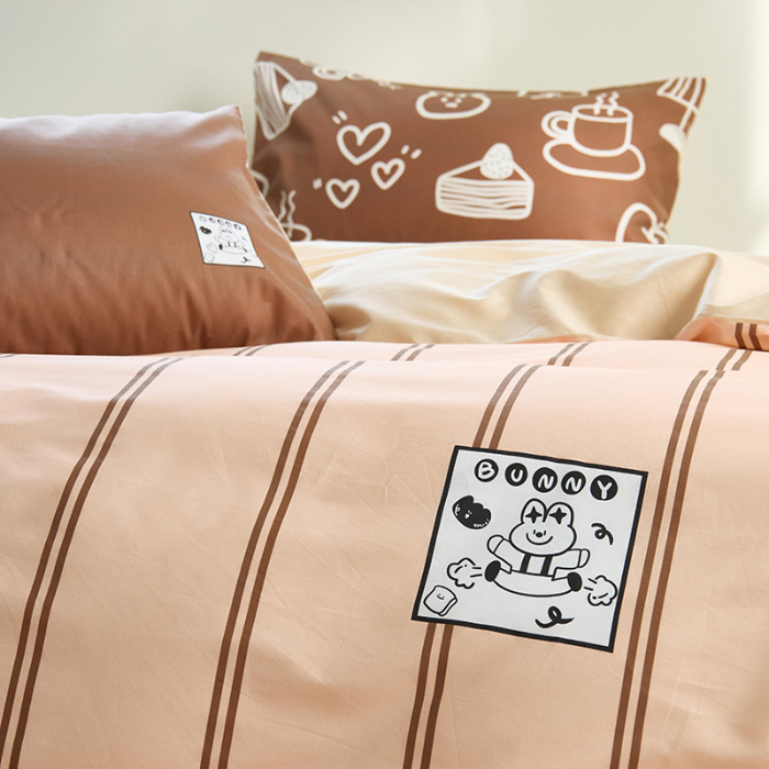 91家纺网 家纺一手货源 找家纺 （总）原研家居 2024新款40支全棉13070平网印花系列四件套