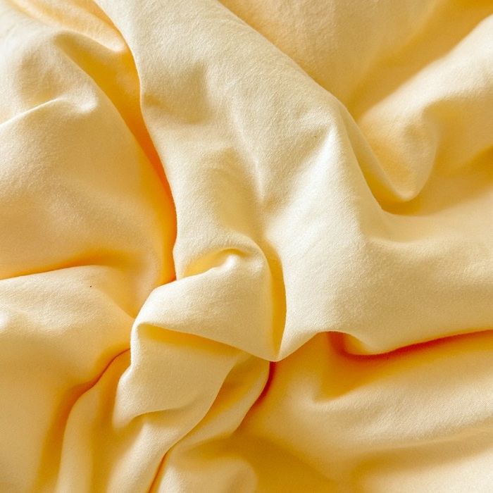 91家纺网 家纺一手货源 找家纺 苏米娜家纺2025春夏新品韩版甜美公主风超柔水洗棉床盖四件套刺绣针织棉双层纱纯棉棉麻全棉少女心夹棉床裙款夏被款床盖 花夕-嫩黄