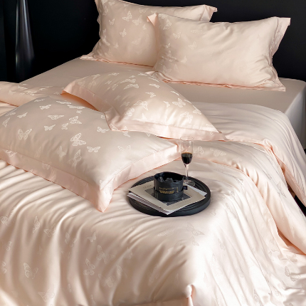 91家纺网 家纺一手货源 找家纺 （总）云栖家居 2025天丝棉提花四件套