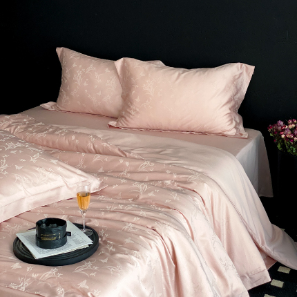 91家纺网 家纺一手货源 找家纺 （总）云栖家居 2025天丝棉提花四件套