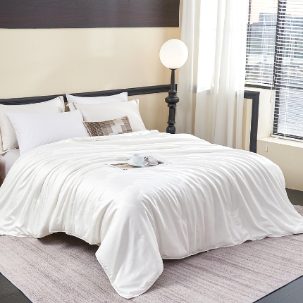 91家纺网 家纺一手货源 找家纺 二合一四季子母被  保真纯桑蚕丝被 高端全棉贡缎提花桑蚕丝被 夏凉被 空调被 春秋被 冬被 婚庆被