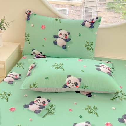 91家纺网 家纺一手货源 找家纺 （总）新款5D专版数码印花凉感磨毛枕套