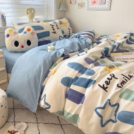 91家纺网 家纺一手货源 找家纺 灿哈2025款磨毛植物羊绒四件套更多花型群下载（新）