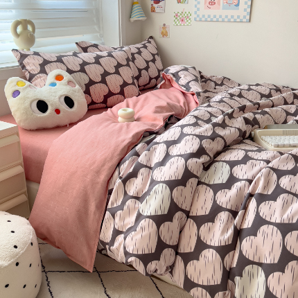 91家纺网 家纺一手货源 找家纺 灿哈2025款磨毛植物羊绒四件套更多花型群下载（新）