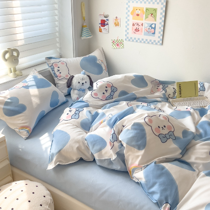 91家纺网 家纺一手货源 找家纺 灿哈2025款磨毛植物羊绒四件套更多花型群下载（新）