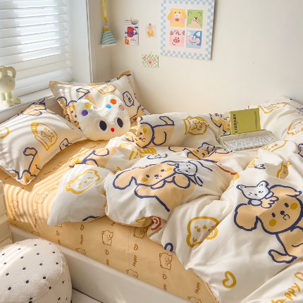 91家纺网 家纺一手货源 找家纺 灿哈2025款磨毛植物羊绒四件套更多花型群下载（新）