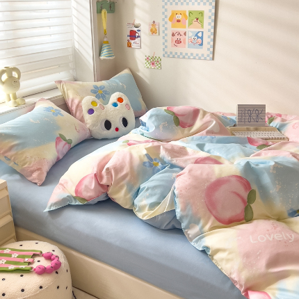 91家纺网 家纺一手货源 找家纺 灿哈2025款磨毛植物羊绒四件套更多花型群下载（新）