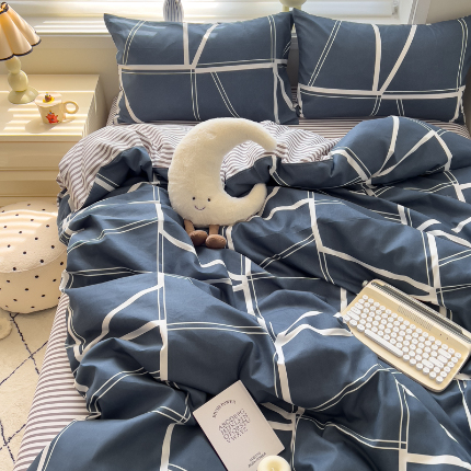 91家纺网 家纺一手货源 找家纺 灿哈 下单植物羊绒加厚磨毛四件套