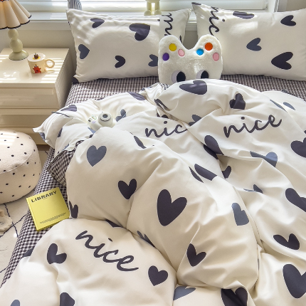 91家纺网 家纺一手货源 找家纺 灿哈 下单植物羊绒加厚磨毛四件套