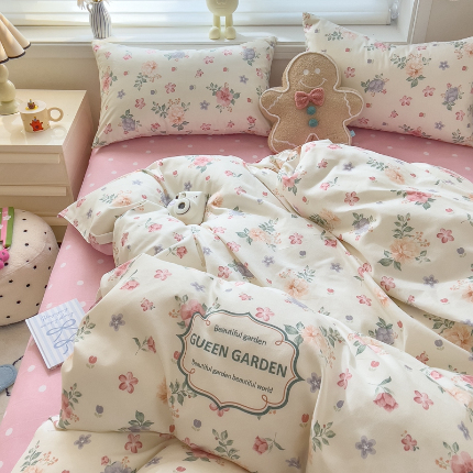 91家纺网 家纺一手货源 找家纺 灿哈 下单植物羊绒加厚磨毛四件套