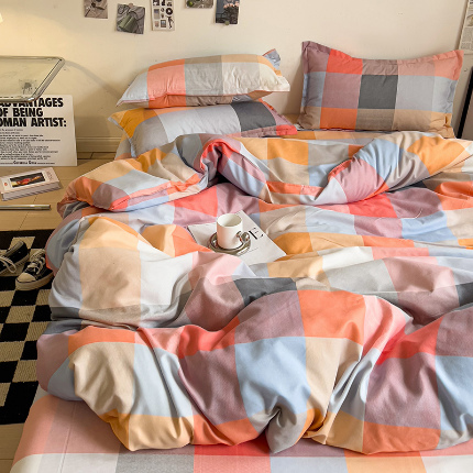 91家纺网 家纺一手货源 找家纺 灿哈 下单植物羊绒加厚磨毛四件套