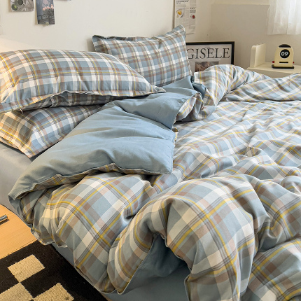 91家纺网 家纺一手货源 找家纺 灿哈2025款磨毛植物羊绒四件套更多花型群下载（新）