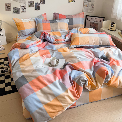 91家纺网 家纺一手货源 找家纺 灿哈2025款磨毛植物羊绒四件套更多花型群下载（新）