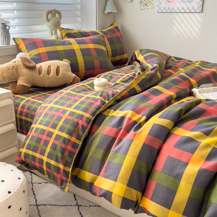 91家纺网 家纺一手货源 找家纺 灿哈2025款磨毛植物羊绒四件套更多花型群下载（新）