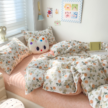 91家纺网 家纺一手货源 找家纺 灿哈2025款磨毛植物羊绒四件套更多花型群下载（新）