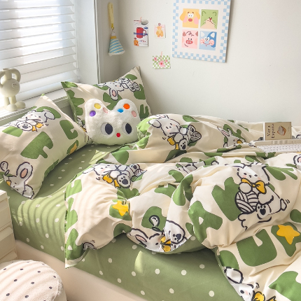 91家纺网 家纺一手货源 找家纺 灿哈2025款磨毛植物羊绒四件套更多花型群下载（新）