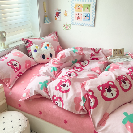 91家纺网 家纺一手货源 找家纺 灿哈2025款磨毛植物羊绒四件套更多花型群下载（新）