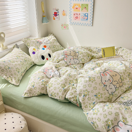 91家纺网 家纺一手货源 找家纺 灿哈2025款磨毛植物羊绒四件套更多花型群下载（新）