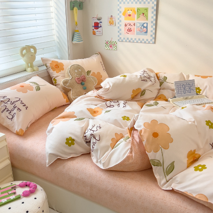 91家纺网 家纺一手货源 找家纺 灿哈2025款磨毛植物羊绒四件套更多花型群下载（新）