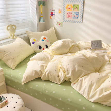 91家纺网 家纺一手货源 找家纺 灿哈2025款磨毛植物羊绒四件套更多花型群下载（新）