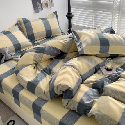 91家纺网 家纺一手货源 找家纺 灿哈2025款磨毛植物羊绒四件套更多花型群下载（新）