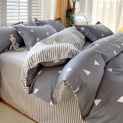 91家纺网 家纺一手货源 找家纺 灿哈2025款磨毛植物羊绒四件套更多花型群下载（新）