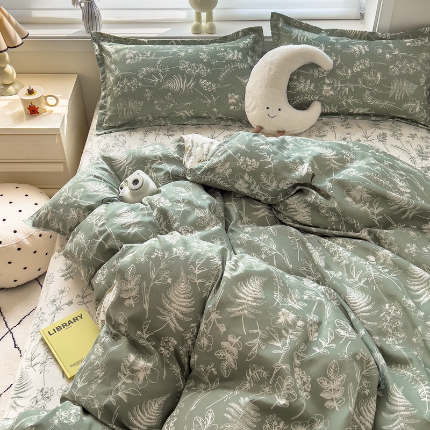 91家纺网 家纺一手货源 找家纺 灿哈2025款磨毛植物羊绒四件套更多花型群下载（新）