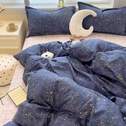 91家纺网 家纺一手货源 找家纺 灿哈2025款磨毛植物羊绒四件套更多花型群下载（新）