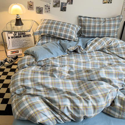 91家纺网 家纺一手货源 找家纺 灿哈2025款磨毛植物羊绒四件套更多花型群下载（新）