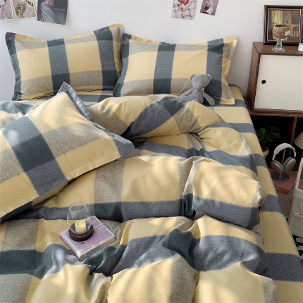 91家纺网 家纺一手货源 找家纺 灿哈2025款磨毛植物羊绒四件套更多花型群下载（新）