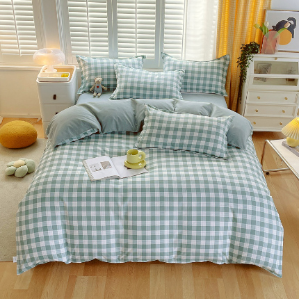 91家纺网 家纺一手货源 找家纺 灿哈2025款磨毛植物羊绒四件套更多花型群下载（新）