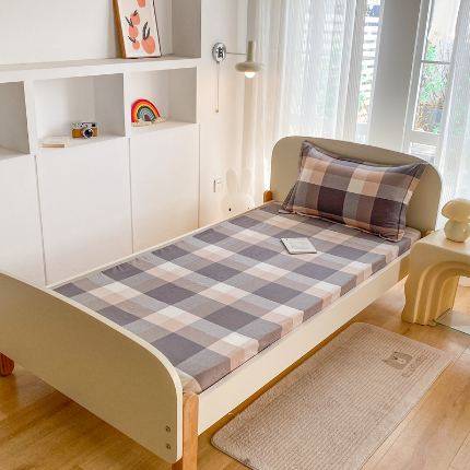 91家纺网 家纺一手货源 找家纺 （总）凌云家纺 2025新款A类全棉水洗棉床垫套三件套四件套学生宿舍