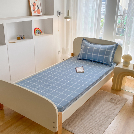 91家纺网 家纺一手货源 找家纺 （总）凌云家纺 2025新款A类全棉水洗棉床垫套三件套四件套学生宿舍