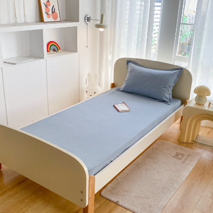 91家纺网 家纺一手货源 找家纺 （总）凌云家纺 2025新款A类全棉水洗棉床垫套三件套四件套学生宿舍