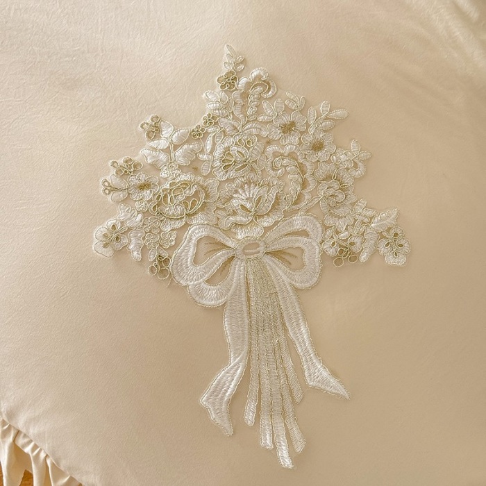 91家纺网 家纺一手货源 找家纺 苏米娜家纺 2025新款凉席席子凉席夏被夏凉被空调被四件套 花夕-奶昔白